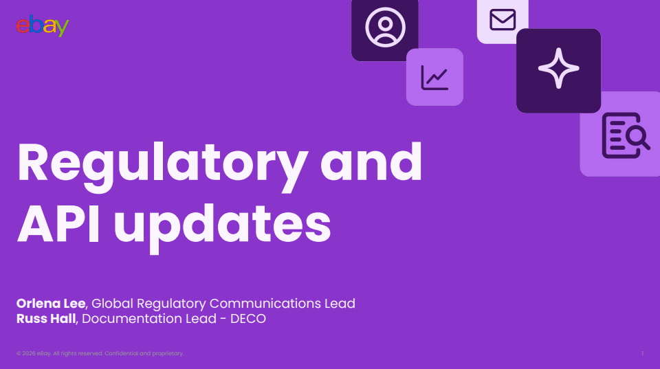 Regulatory and API Updates preview image