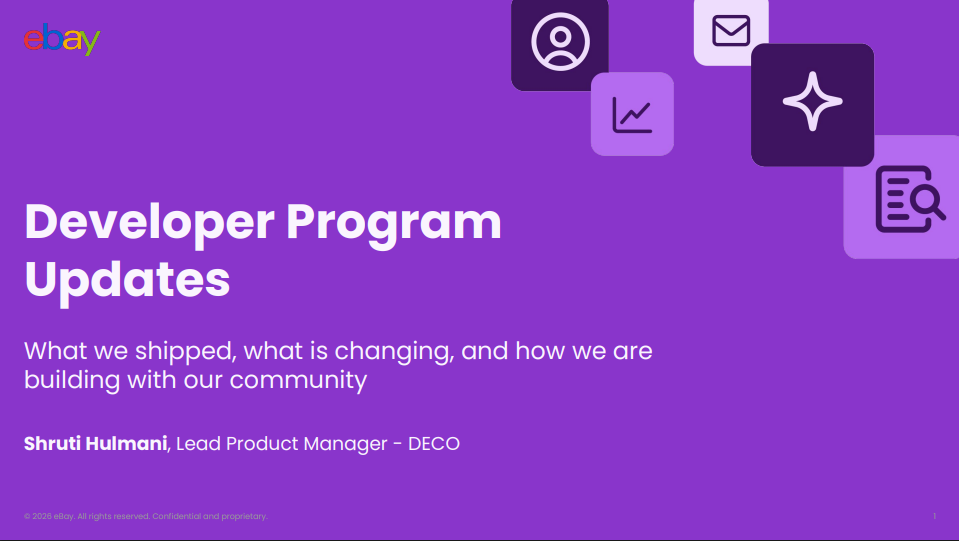 Developer program updates preview image